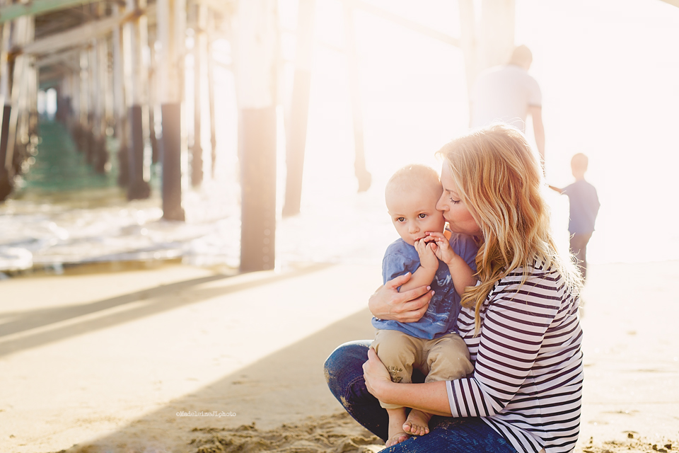 Balboa Pier family beach session | Orange County family photographer